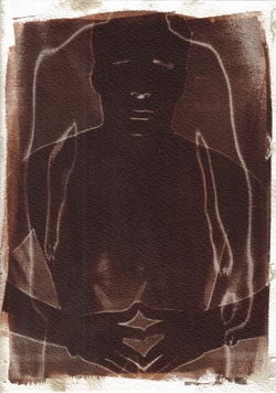 Salt print - Double exposure